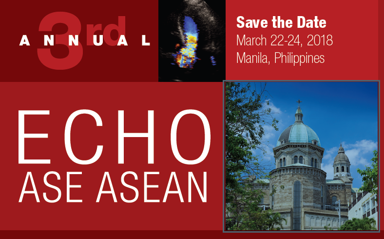 ASEAN Federation Of Cardiology 3rd Annual ECHO ASE ASEAN 22 -